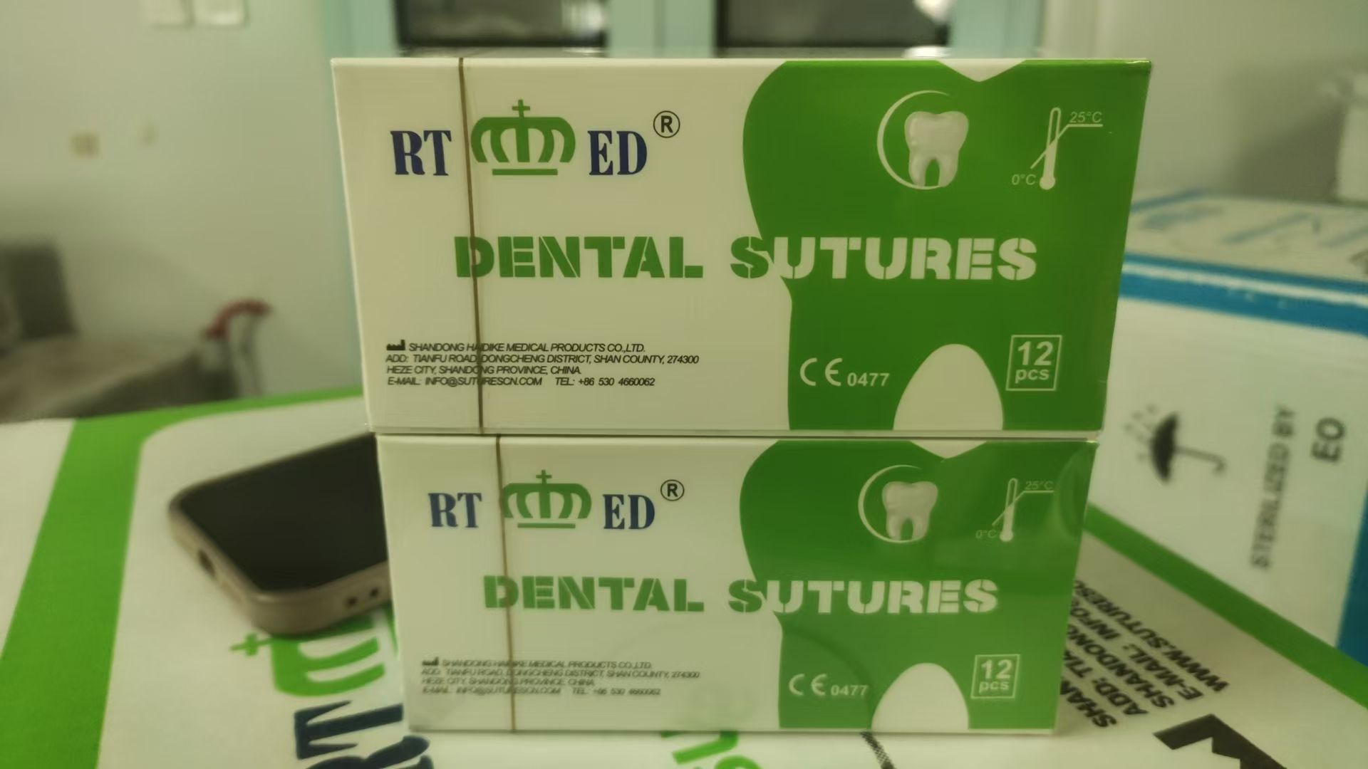 nylon suture 4-0 (12 pieces per box)